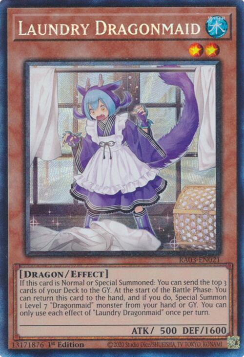 Laundry Dragonmaid (CR) [RA03-EN021] Collector's Rare | Good Games Adelaide SA