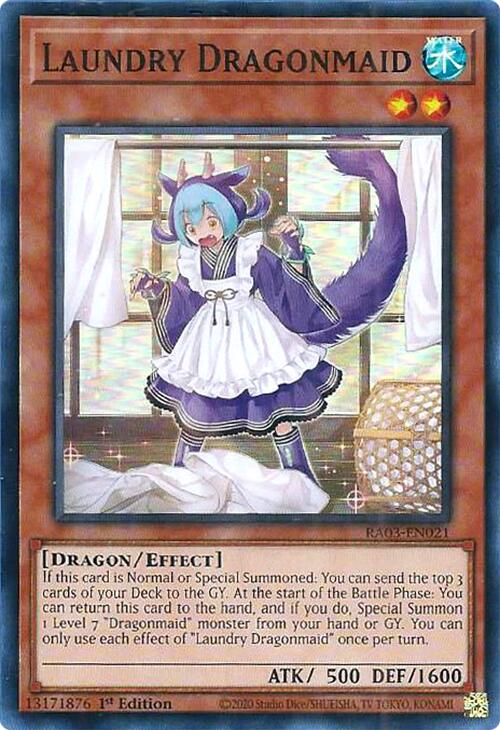 Laundry Dragonmaid [RA03-EN021] Super Rare | Good Games Adelaide SA