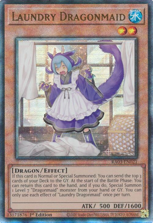 Laundry Dragonmaid (UTR) [RA03-EN021] Ultimate Rare | Good Games Adelaide SA