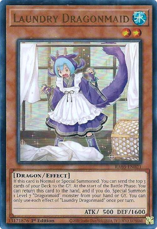 Laundry Dragonmaid (UR) [RA03-EN021] Ultra Rare | Good Games Adelaide SA