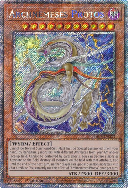 Archnemeses Protos (Platinum Secret Rare) [RA03-EN023] Platinum Secret Rare | Good Games Adelaide SA