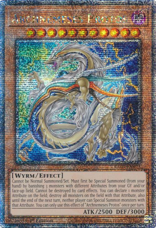 Archnemeses Protos (Quarter Century Secret Rare) [RA03-EN023] Quarter Century Secret Rare | Good Games Adelaide SA