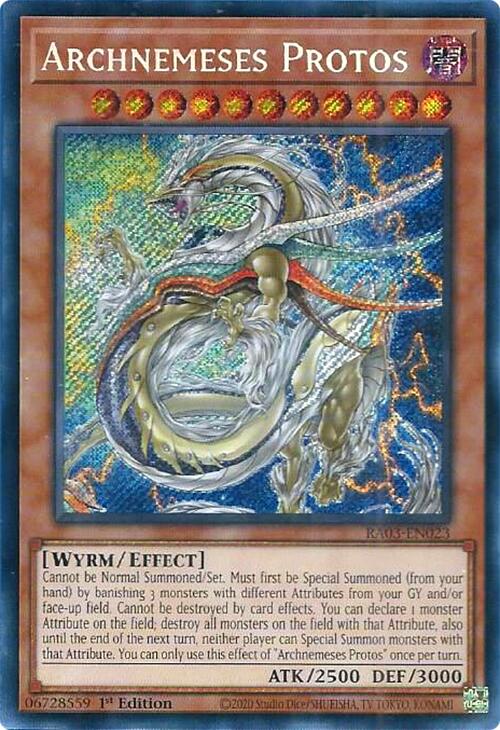 Archnemeses Protos (Secret Rare) [RA03-EN023] Secret Rare | Good Games Adelaide SA