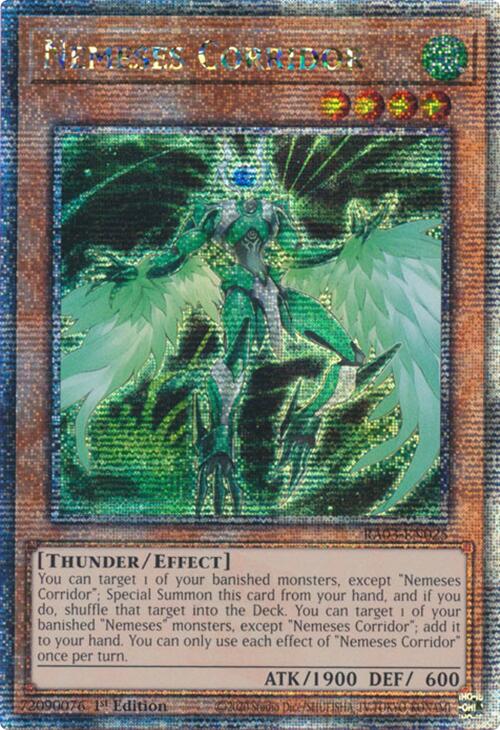 Nemeses Corridor (Quarter Century Secret Rare) [RA03-EN025] Quarter Century Secret Rare | Good Games Adelaide SA