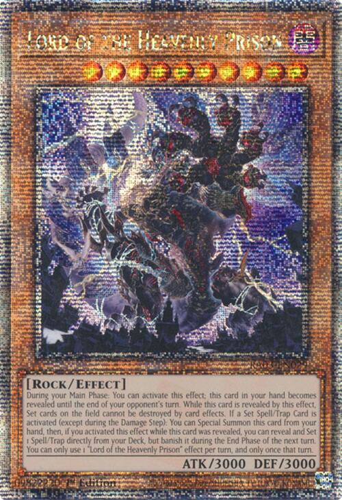 Lord of the Heavenly Prison (Quarter Century Secret Rare) [RA03-EN029] Quarter Century Secret Rare | Good Games Adelaide SA