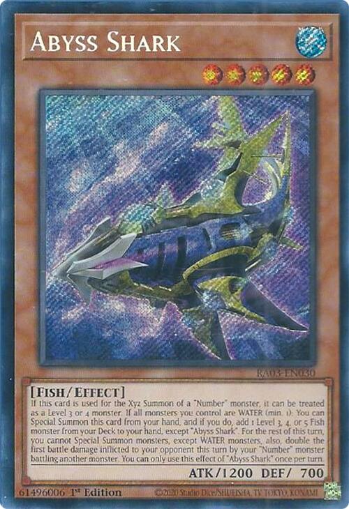 Abyss Shark (Secret Rare) [RA03-EN030] Secret Rare | Good Games Adelaide SA