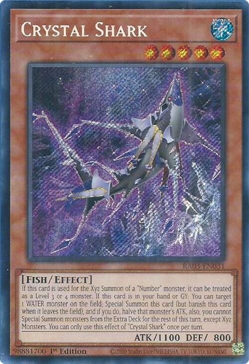 Crystal Shark (Secret Rare) [RA03-EN031] Secret Rare | Good Games Adelaide SA