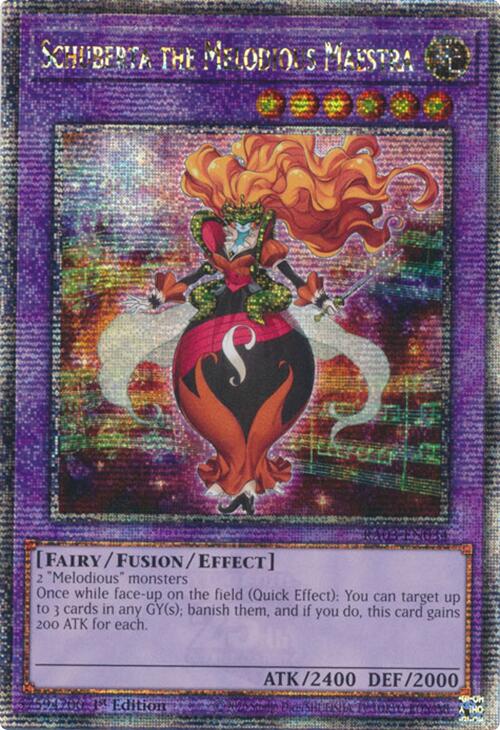 Schuberta the Melodious Maestra (Quarter Century Secret Rare) [RA03-EN034] Quarter Century Secret Rare | Good Games Adelaide SA