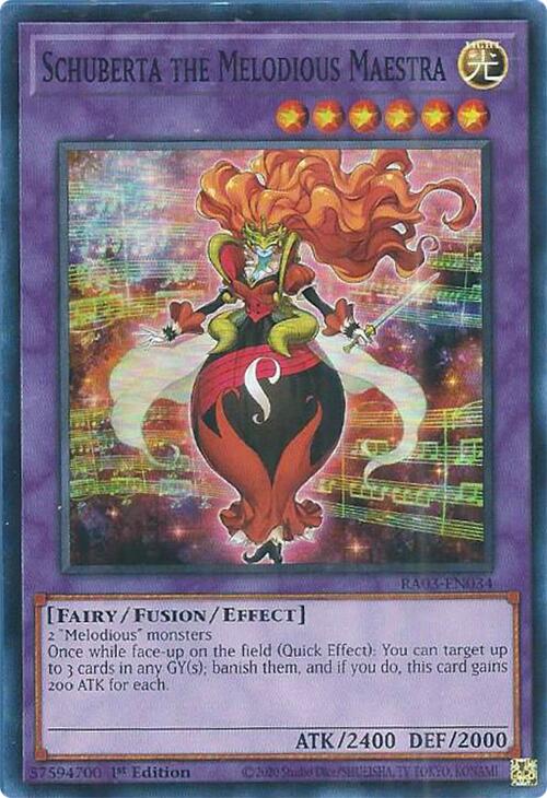 Schuberta the Melodious Maestra [RA03-EN034] Super Rare | Good Games Adelaide SA