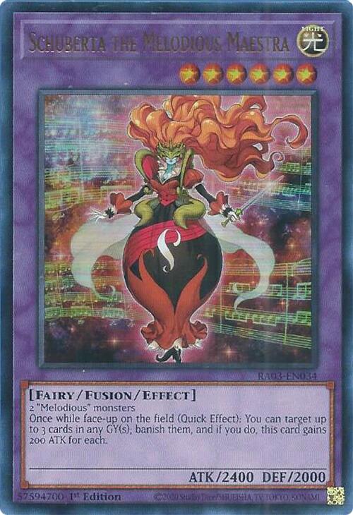 Schuberta the Melodious Maestra (UR) [RA03-EN034] Ultra Rare | Good Games Adelaide SA