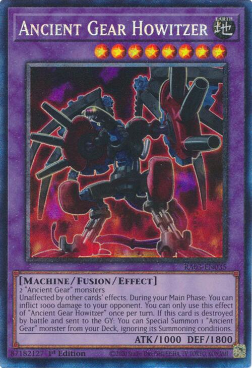 Ancient Gear Howitzer (CR) [RA03-EN035] Collector's Rare | Good Games Adelaide SA