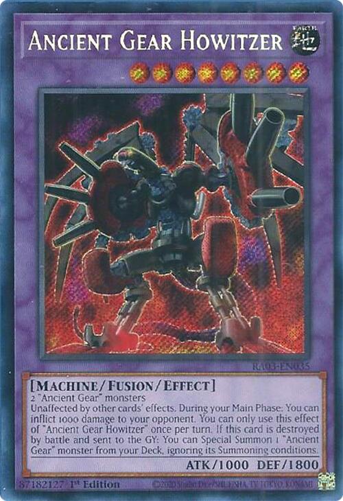 Ancient Gear Howitzer (Secret Rare) [RA03-EN035] Secret Rare | Good Games Adelaide SA