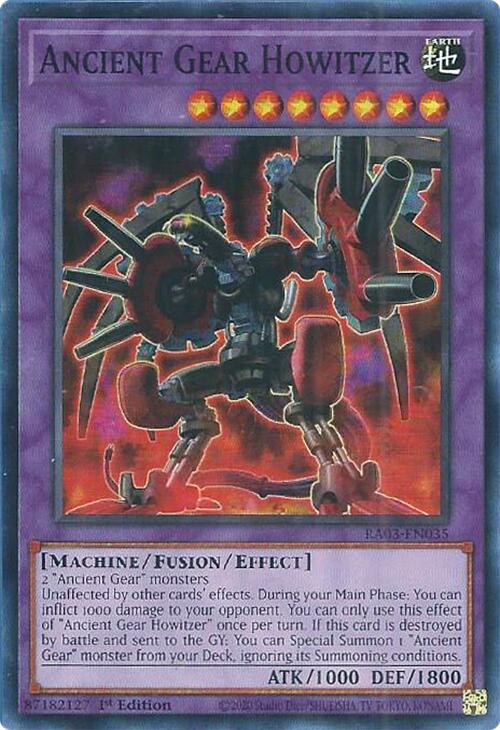 Ancient Gear Howitzer [RA03-EN035] Super Rare | Good Games Adelaide SA
