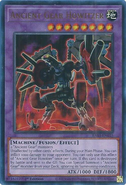 Ancient Gear Howitzer (UR) [RA03-EN035] Ultra Rare | Good Games Adelaide SA