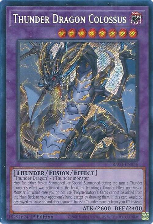 Thunder Dragon Colossus (Secret Rare) [RA03-EN036] Secret Rare | Good Games Adelaide SA