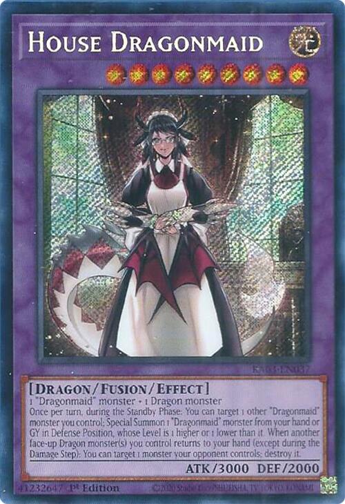 House Dragonmaid (Secret Rare) [RA03-EN037] Secret Rare | Good Games Adelaide SA