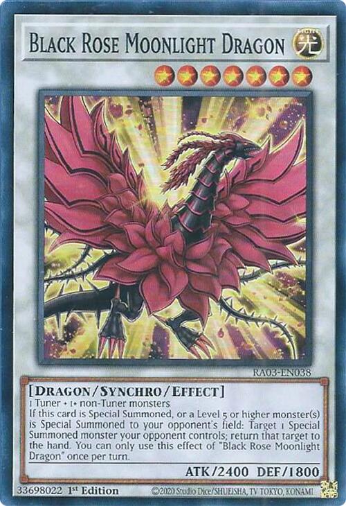 Black Rose Moonlight Dragon [RA03-EN038] Super Rare | Good Games Adelaide SA