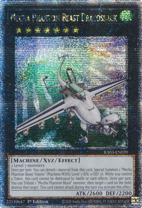 Mecha Phantom Beast Dracossack (Quarter Century Secret Rare) [RA03-EN039] Quarter Century Secret Rare | Good Games Adelaide SA