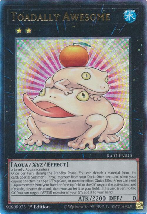 Toadally Awesome (UTR) [RA03-EN040] Ultimate Rare | Good Games Adelaide SA