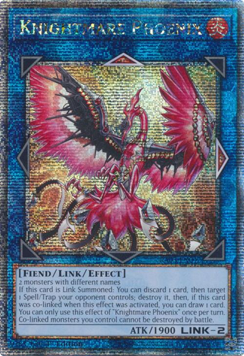 Knightmare Phoenix (Quarter Century Secret Rare) [RA03-EN042] Quarter Century Secret Rare | Good Games Adelaide SA