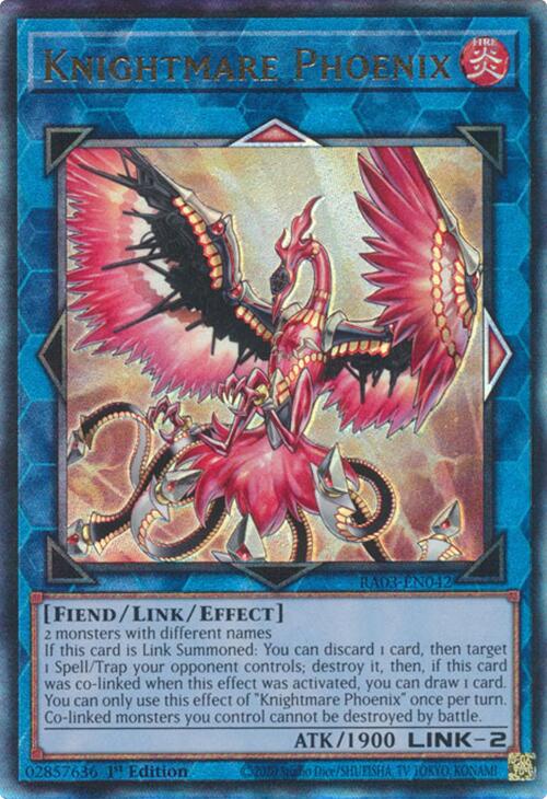 Knightmare Phoenix (UTR) [RA03-EN042] Ultimate Rare | Good Games Adelaide SA