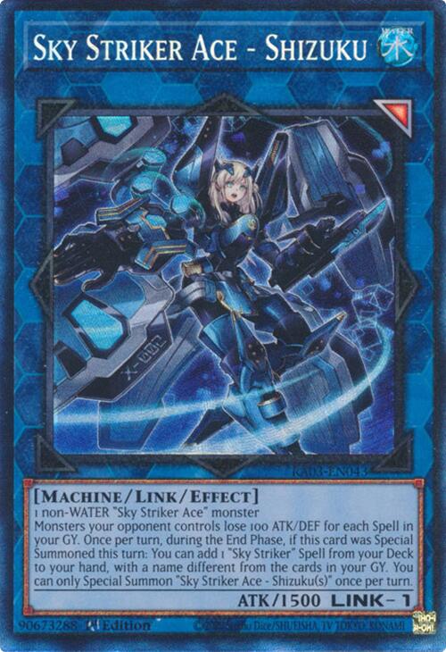 Sky Striker Ace - Shizuku (CR) [RA03-EN043] Collector's Rare | Good Games Adelaide SA