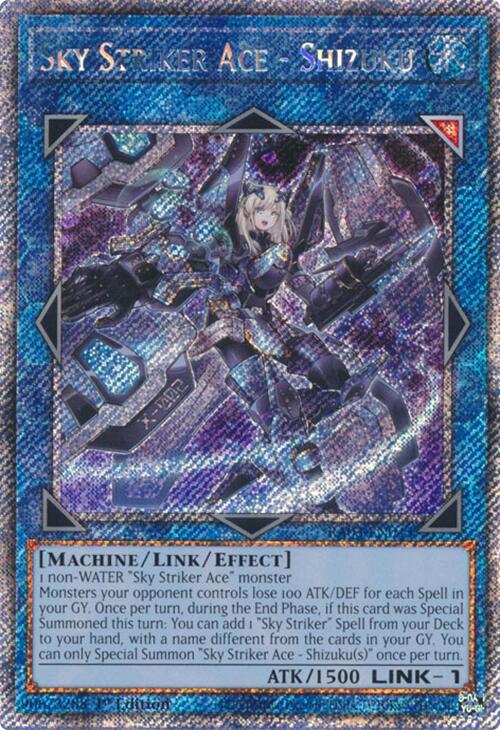 Sky Striker Ace - Shizuku (Platinum Secret Rare) [RA03-EN043] Platinum Secret Rare | Good Games Adelaide SA