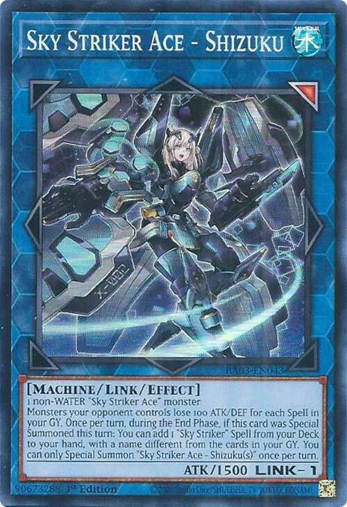 Sky Striker Ace - Shizuku [RA03-EN043] Super Rare | Good Games Adelaide SA