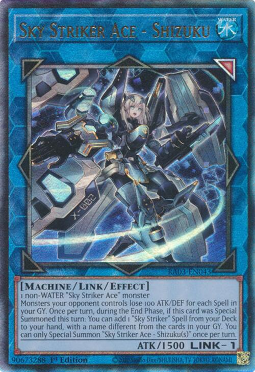 Sky Striker Ace - Shizuku (UTR) [RA03-EN043] Ultimate Rare | Good Games Adelaide SA