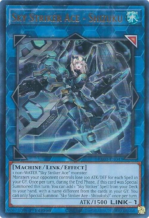 Sky Striker Ace - Shizuku (UR) [RA03-EN043] Ultra Rare | Good Games Adelaide SA