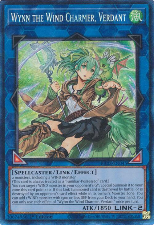 Wynn the Wind Charmer, Verdant (CR) [RA03-EN045] Collector's Rare | Good Games Adelaide SA