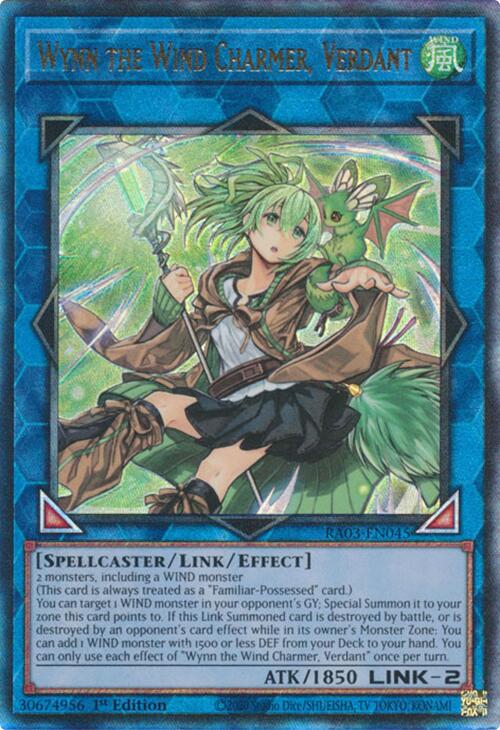 Wynn the Wind Charmer, Verdant (UTR) [RA03-EN045] Ultimate Rare | Good Games Adelaide SA
