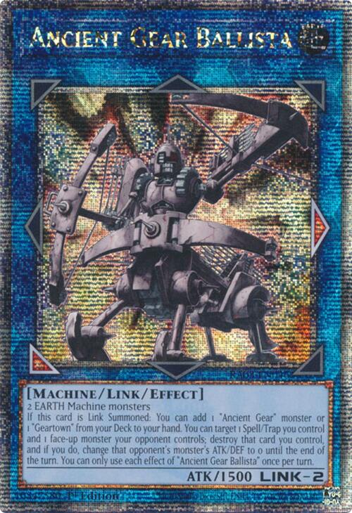 Ancient Gear Ballista (Quarter Century Secret Rare) [RA03-EN046] Quarter Century Secret Rare | Good Games Adelaide SA