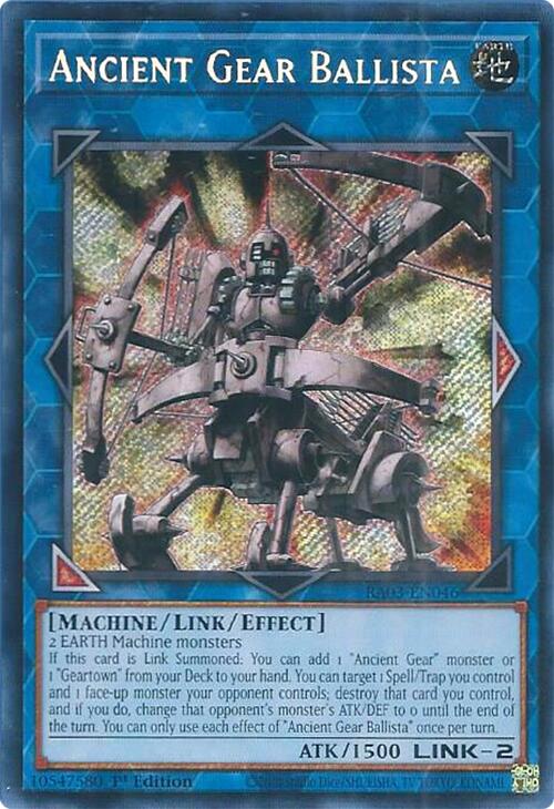 Ancient Gear Ballista (Secret Rare) [RA03-EN046] Secret Rare | Good Games Adelaide SA