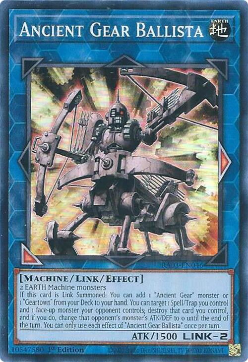Ancient Gear Ballista [RA03-EN046] Super Rare | Good Games Adelaide SA