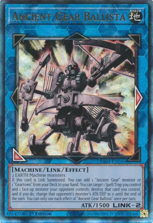 Ancient Gear Ballista (UTR) [RA03-EN046] Ultimate Rare | Good Games Adelaide SA