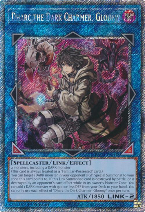 Dharc the Dark Charmer, Gloomy (Platinum Secret Rare) [RA03-EN048] Platinum Secret Rare | Good Games Adelaide SA