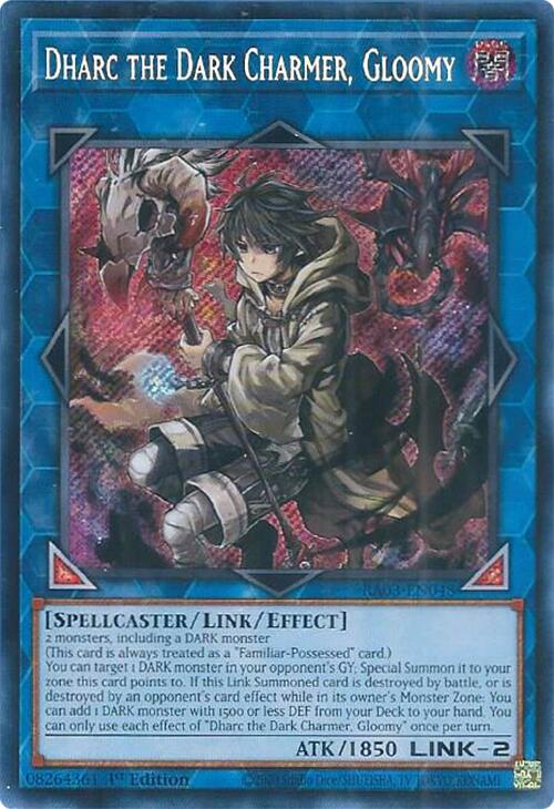 Dharc the Dark Charmer, Gloomy (Secret Rare) [RA03-EN048] Secret Rare | Good Games Adelaide SA