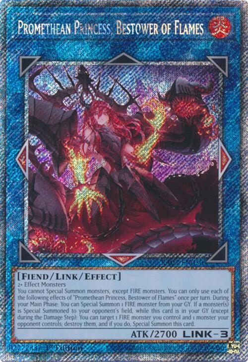 Promethean Princess, Bestower of Flames (Platinum Secret Rare) [RA03-EN050] Platinum Secret Rare | Good Games Adelaide SA