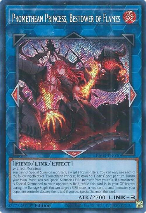Promethean Princess, Bestower of Flames (Secret Rare) [RA03-EN050] Secret Rare | Good Games Adelaide SA