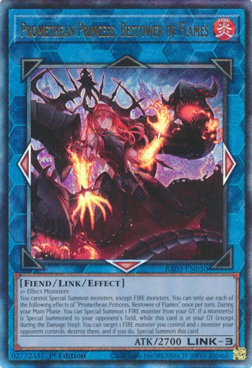 Promethean Princess, Bestower of Flames (UTR) [RA03-EN050] Ultimate Rare | Good Games Adelaide SA