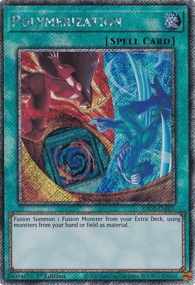 Polymerization (Platinum Secret Rare) [RA03-EN051] Platinum Secret Rare | Good Games Adelaide SA