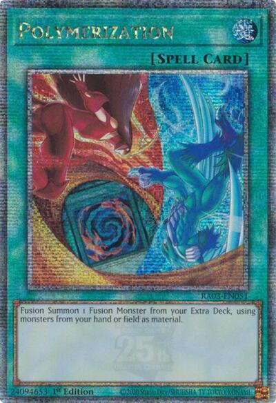 Polymerization (Quarter Century Secret Rare) [RA03-EN051] Quarter Century Secret Rare | Good Games Adelaide SA