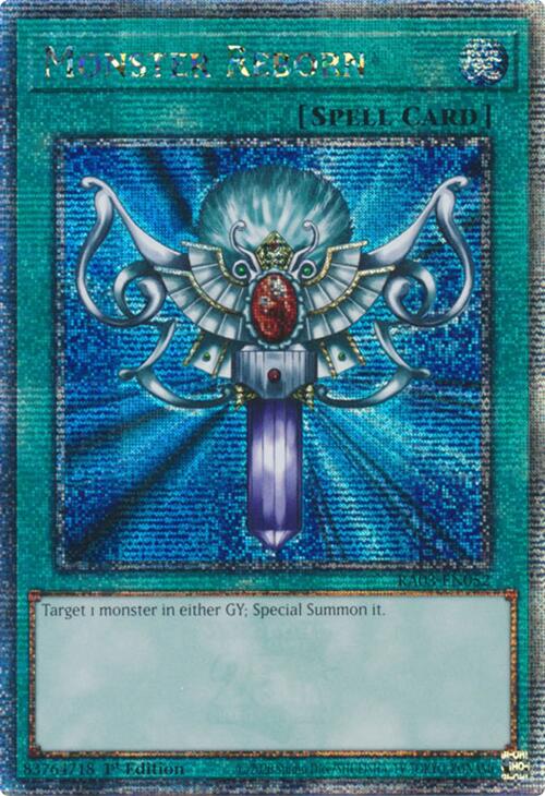 Monster Reborn (Quarter Century Secret Rare) [RA03-EN052] Quarter Century Secret Rare | Good Games Adelaide SA