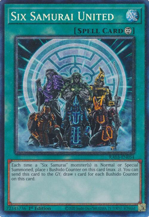 Six Samurai United (CR) [RA03-EN054] Collector's Rare | Good Games Adelaide SA