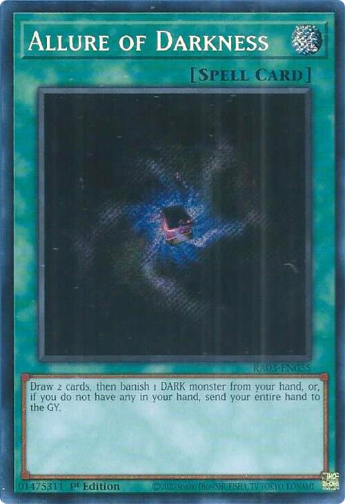 Allure of Darkness (Secret Rare) [RA03-EN055] Secret Rare | Good Games Adelaide SA