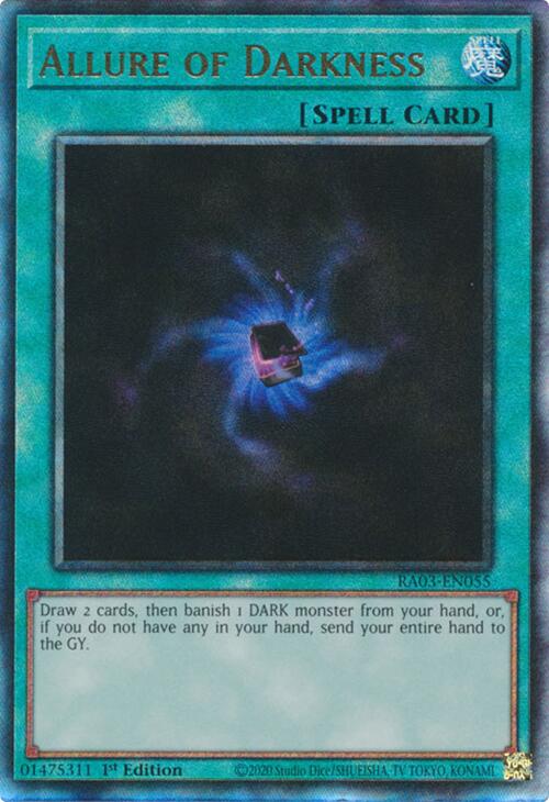 Allure of Darkness (UTR) [RA03-EN055] Ultimate Rare | Good Games Adelaide SA