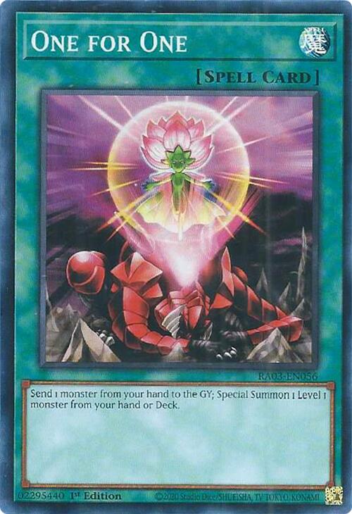 One for One [RA03-EN056] Super Rare | Good Games Adelaide SA