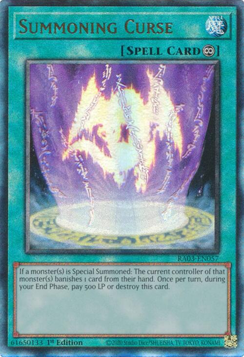 Summoning Curse (UTR) [RA03-EN057] Ultimate Rare | Good Games Adelaide SA