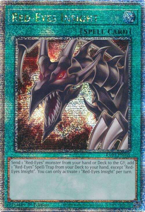 Red-Eyes Insight (Quarter Century Secret Rare) [RA03-EN061] Quarter Century Secret Rare | Good Games Adelaide SA